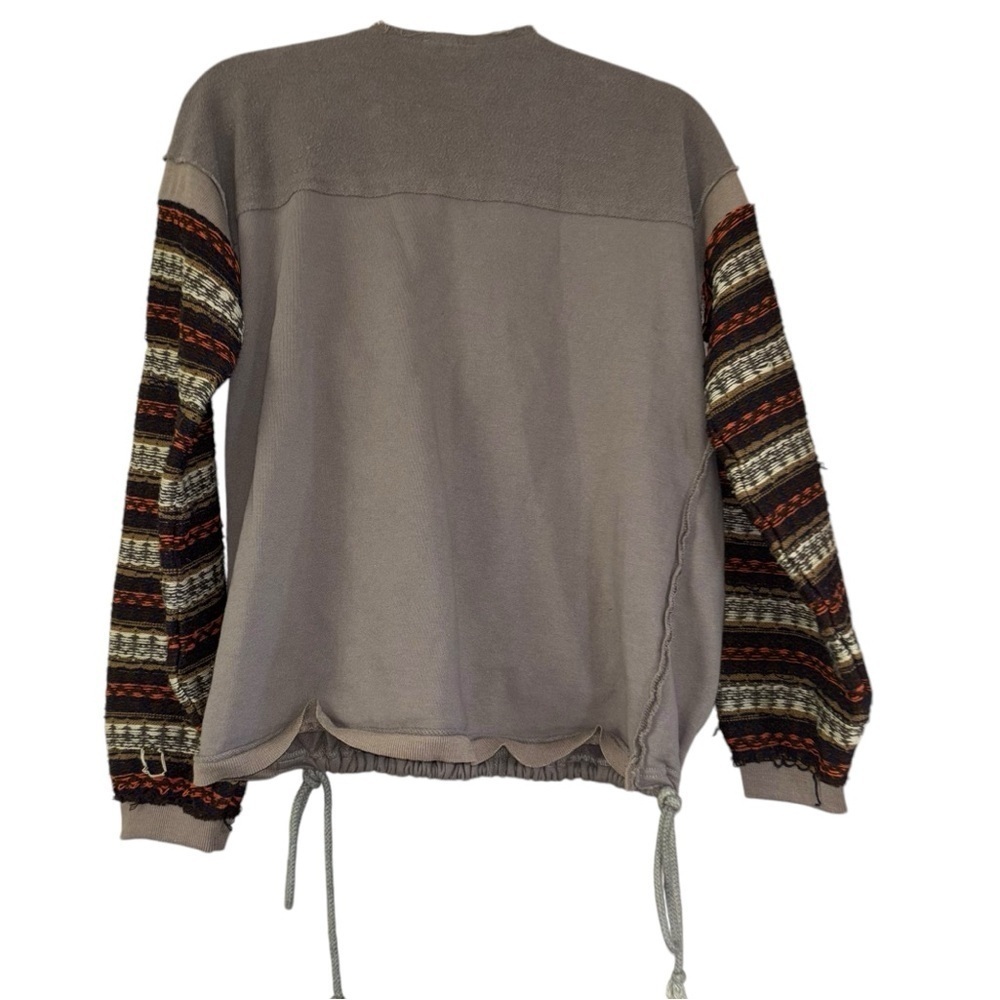 Mystree Distressed Laugenlook Boho Sweater Women’s M Casual Colorful Knit Cozy - Picture 6 of 12